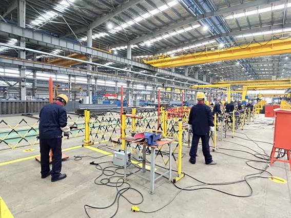 公司舉辦電焊工、電工技術(shù)比武